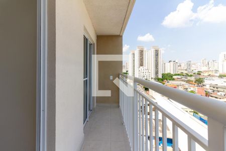 Varanda de apartamento à venda com 1 quarto, 28m² em Bom Retiro, São Paulo