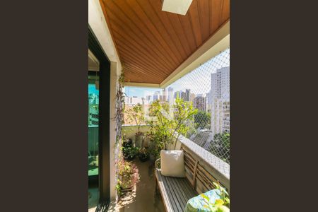 Varanda da Sala de apartamento à venda com 3 quartos, 213m² em Vila Morumbi, São Paulo