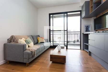 sala / cozinha de apartamento para alugar com 2 quartos, 40m² em Jardim Panorama, São Paulo