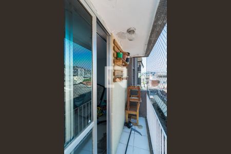 Varanda da Sala de apartamento à venda com 2 quartos, 60m² em Olaria, Rio de Janeiro
