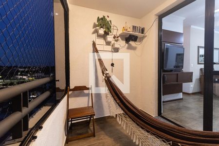 Varanda da Sala de apartamento para alugar com 3 quartos, 71m² em Jardim Santa Cruz (sacomã), São Paulo