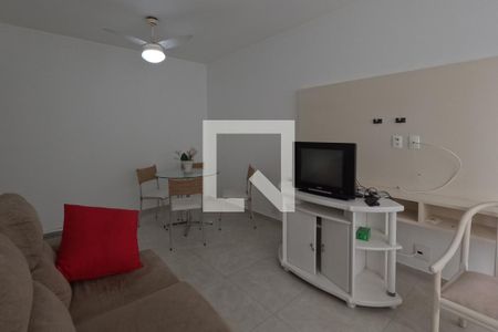 Sala de Estar e Jantar de apartamento para alugar com 2 quartos, 80m² em Aparecida, Santos