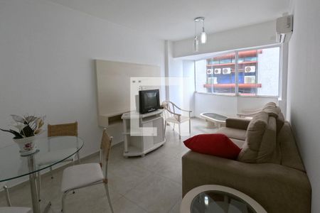 Sala de Estar e Jantar de apartamento para alugar com 2 quartos, 80m² em Aparecida, Santos
