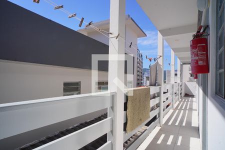 Fachada - Frente de kitnet/studio para alugar com 1 quarto, 15m² em Trindade, Florianópolis