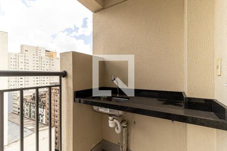 Varanda de apartamento à venda com 1 quarto, 41m² em Santa Efigênia, São Paulo