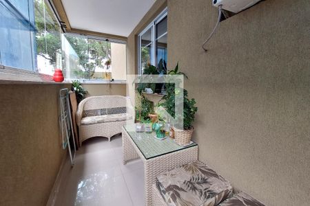 Varanda da Sala de apartamento à venda com 3 quartos, 74m² em Fonseca, Niterói