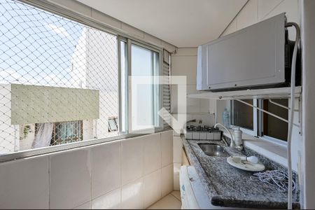 Cozinha de kitnet/studio para alugar com 1 quarto, 26m² em Vila Monte Alegre, São Paulo