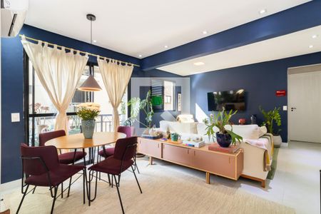 Sala de apartamento à venda com 1 quarto, 57m² em Vila Olímpia, São Paulo