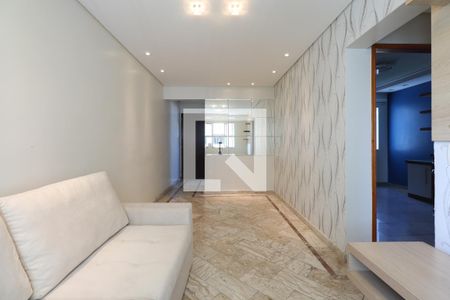 Sala de apartamento para alugar com 2 quartos, 56m² em Vila Valparaíso, Santo André