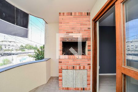 Sacada e churrasqueira de apartamento à venda com 2 quartos, 66m² em Passo D’areia, Porto Alegre