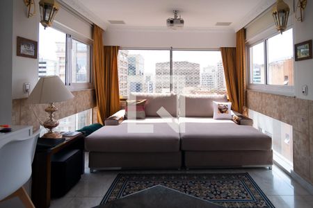 Sala de apartamento para alugar com 3 quartos, 200m² em Cerqueira César, São Paulo