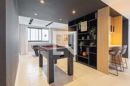 Apartamento para alugar com 38m², 1 quarto e sem vagaSalão de jogos