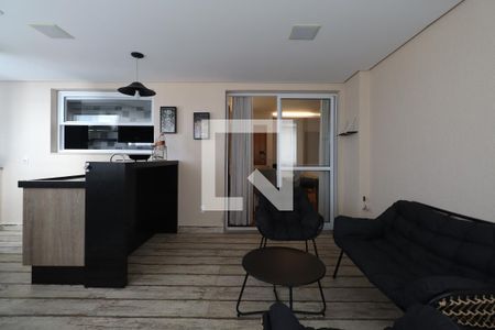 Sacada de apartamento para alugar com 3 quartos, 126m² em Vila Scarpelli, Santo André