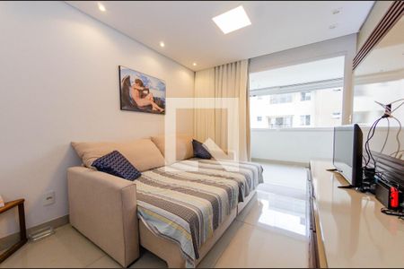 Sala de apartamento à venda com 3 quartos, 88m² em Nova Suíça, Belo Horizonte