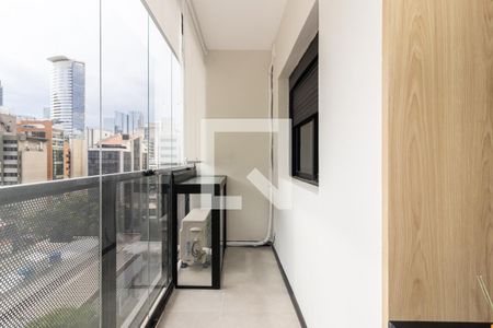Varanda de apartamento à venda com 1 quarto, 33m² em Vila Olímpia, São Paulo