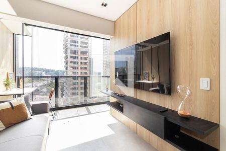 Sala de apartamento à venda com 1 quarto, 33m² em Vila Olímpia, São Paulo
