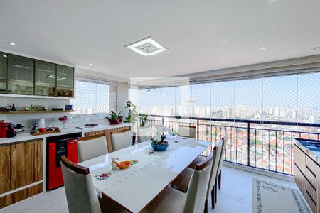 Varanda da Sala de apartamento à venda com 2 quartos, 96m² em Vila Bertioga, São Paulo