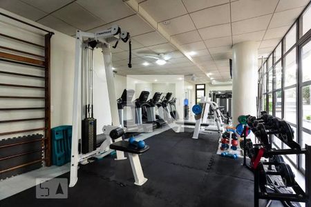 Área comum - Academia de apartamento para alugar com 3 quartos, 173m² em Indianópolis, São Paulo