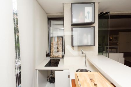 Varanda da Sala de apartamento para alugar com 3 quartos, 173m² em Indianópolis, São Paulo