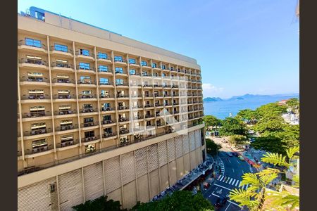Sala varanda  vista  de apartamento para alugar com 3 quartos, 120m² em Copacabana, Rio de Janeiro