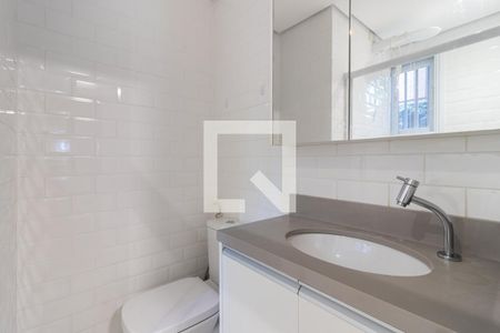 Banheiro da Suíte de apartamento à venda com 2 quartos, 65m² em Vila Olímpia, São Paulo