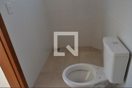 Banheiro da Suite  de apartamento à venda com 3 quartos, 83m² em Europa, Contagem