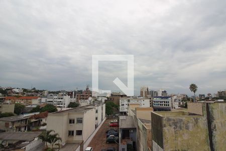 Vista da Suíte de apartamento à venda com 2 quartos, 63m² em Medianeira, Porto Alegre