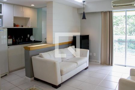 Sala de apartamento para alugar com 2 quartos, 70m² em Barra da Tijuca, Rio de Janeiro