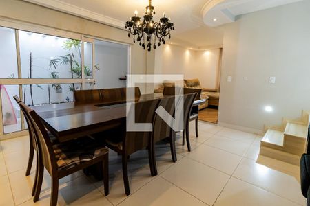Sala de Jantar de casa à venda com 4 quartos, 224m² em Campestre, Santo André