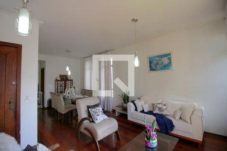 Sala de apartamento à venda com 3 quartos, 130m² em Sion, Belo Horizonte