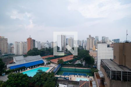 Varanda - Vista de apartamento à venda com 1 quarto, 41m² em Consolação, São Paulo