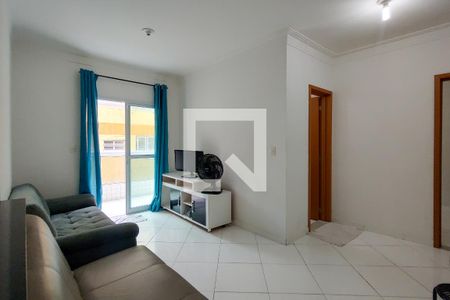 Sala de apartamento para alugar com 1 quarto, 55m² em Ocian, Praia Grande