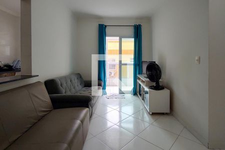 Sala de apartamento para alugar com 1 quarto, 55m² em Ocian, Praia Grande