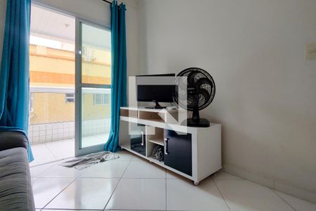 Sala de apartamento para alugar com 1 quarto, 55m² em Ocian, Praia Grande
