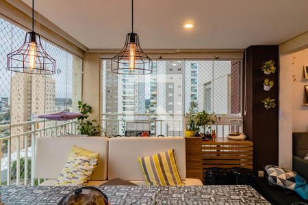 Varanda Sala de apartamento para alugar com 2 quartos, 61m² em Vila Monte Alegre, São Paulo