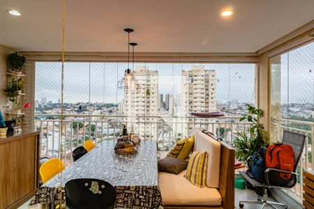 Varanda Sala de apartamento para alugar com 2 quartos, 61m² em Vila Monte Alegre, São Paulo