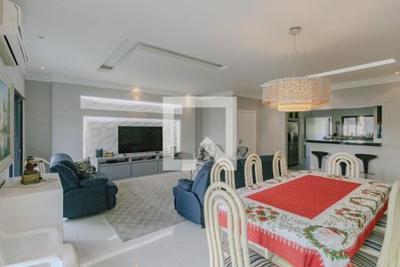 Sala de apartamento para alugar com 4 quartos, 199m² em Barra Funda, Guarujá