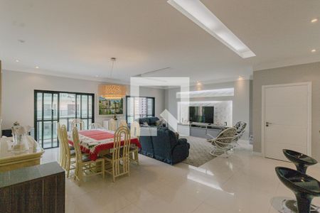 Sala de apartamento para alugar com 4 quartos, 199m² em Barra Funda, Guarujá