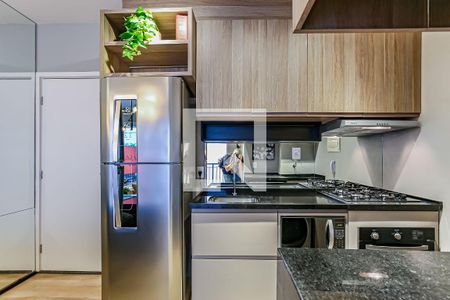Cozinha de apartamento para alugar com 1 quarto, 31m² em Butantã, São Paulo