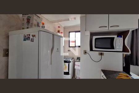 Cozinha de apartamento para alugar com 1 quarto, 46m² em Aviação, Praia Grande