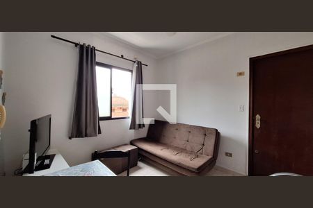 Sala de apartamento para alugar com 1 quarto, 46m² em Aviação, Praia Grande