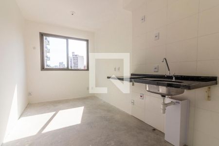 Cozinha de apartamento à venda com 1 quarto, 24m² em Pinheiros, São Paulo