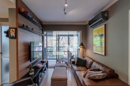 Sala de apartamento para alugar com 1 quarto, 49m² em Vila Andrade, São Paulo