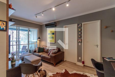 Sala de apartamento para alugar com 1 quarto, 49m² em Vila Andrade, São Paulo