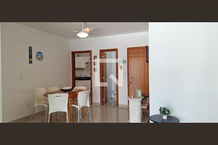 Sala de apartamento para alugar com 2 quartos, 91m² em Canto do Forte, Praia Grande