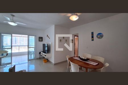 Sala de apartamento para alugar com 2 quartos, 91m² em Canto do Forte, Praia Grande