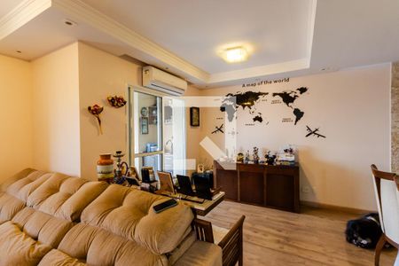 Sala de apartamento à venda com 2 quartos, 77m² em Campestre, Santo André