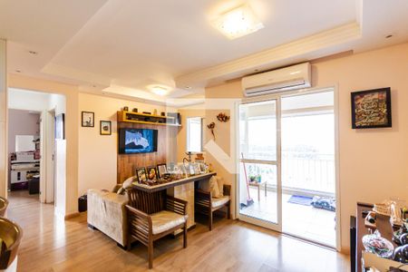 Sala de apartamento à venda com 2 quartos, 77m² em Campestre, Santo André