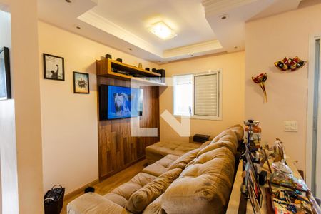 Sala de apartamento à venda com 2 quartos, 77m² em Campestre, Santo André