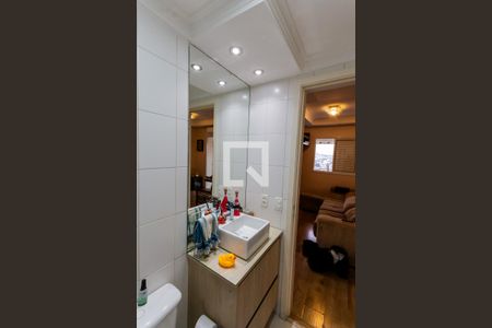 Banheiro de apartamento à venda com 2 quartos, 77m² em Campestre, Santo André